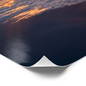 Golden Sunset Clouds Perfect Poster (Hoek)