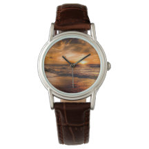 Golden Sunset Dames Horloge