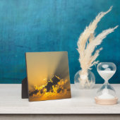 Golden Sunset die een wolk verlicht Fotoplaat (Insitu)