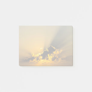 Golden Sunset die een wolk verlicht Post-it® Notes