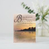 Golden Sunset en Psalms / Bijbelse Gift sets Briefkaart (Staand voorkant)