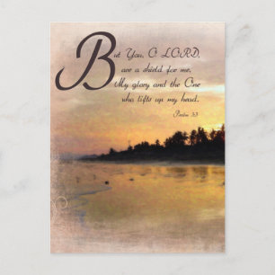Golden Sunset en Psalms / Bijbelse Gift sets Briefkaart