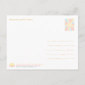 Golden Sunset Garden Ubud – Art Postcard Briefkaart (Achterkant)