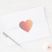 Golden sunset hart sticker (Envelop)