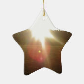 Golden Sunset Keramisch Ornament (Rechts)