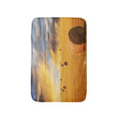 Golden Sunset Over Boerderij Field Badmat (Voorkant Verticaal)