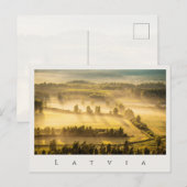 Golden Sunset Over Vidzeme, Latvia Briefkaart (Voorkant / Achterkant)