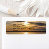 Golden Sunset - retouradreslabels Etiket (Insitu)