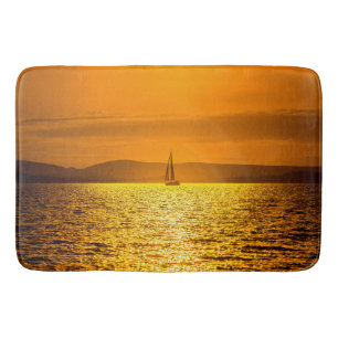 Golden Sunset Sail Badmat