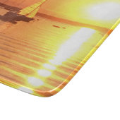 *~* Golden Sunset Sailboot Rhode Island Snijplank (Hoek)