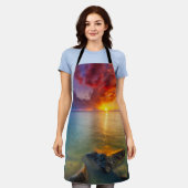 Golden Sunset Schort (Gedragen)