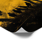 Golden Sunset Silhouette Poster (Hoek)
