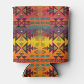 Golden Sunset Skies Southwestern Style Blikjeskoeler (Voorkant)