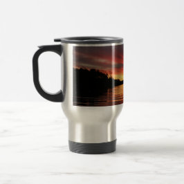 Golden Sunset Travel Mug Reisbeker