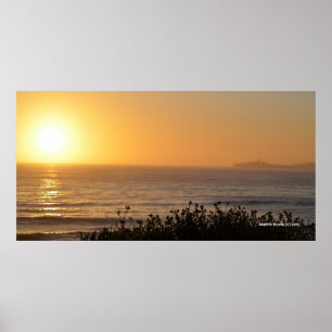Golden Sunset VI - Poster