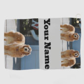 Golden Sunshine Golfhanddoek (Horizontaal)