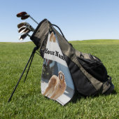 Golden Sunshine Golfhanddoek (Groen)