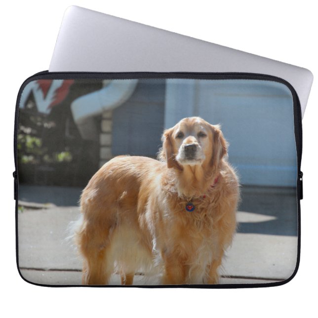 Golden Sunshine Laptop Sleeve (Voorkant)