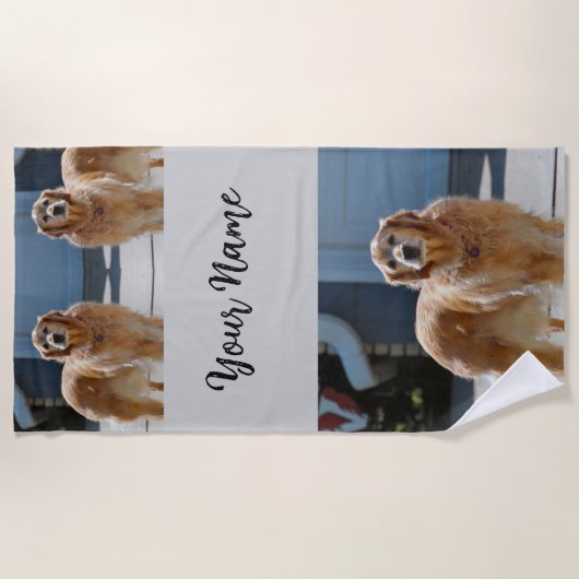 Golden Sunshine Strandlaken (Voorkant)