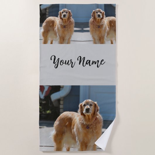 Golden Sunshine Strandlaken (Voorkant)