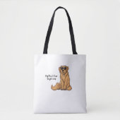 Golden Swagger - Mijn hond > Je vriendje Tote Bag (Voorkant)