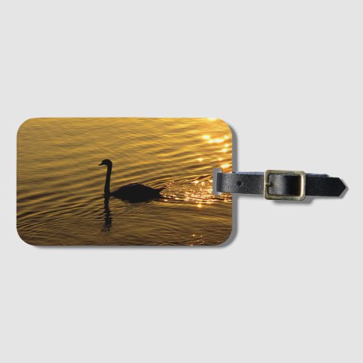 Golden Swan Bagagelabel (Voorkant (horizontaal))