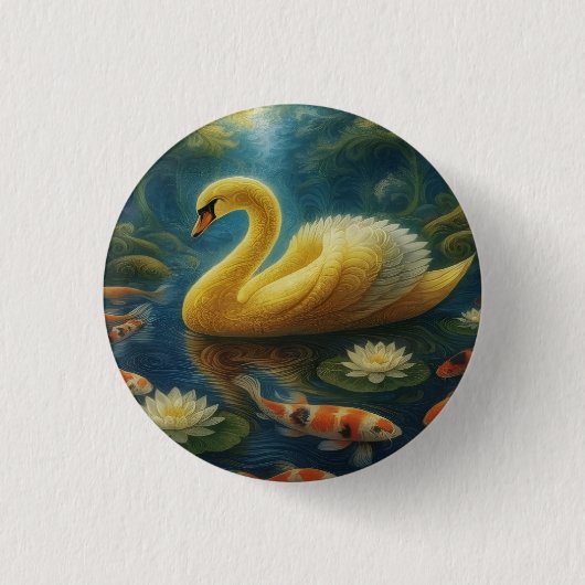 Golden Swan Button (Voorkant)