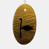 Golden Swan Keramisch Ornament (Rechts)