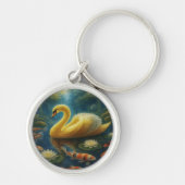 Golden Swan Keychain (Voorkant)