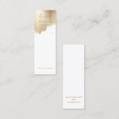 Golden Swash 2 Logo oorscherm Mini Visitekaartje (Voorkant / Achterkant)