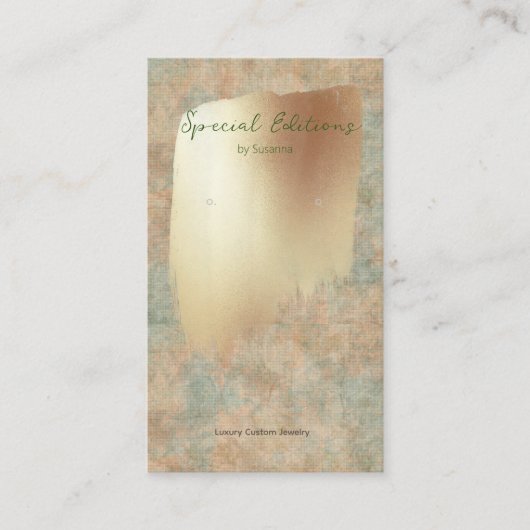 Golden Swash 2 Logo oorscherm Visitekaartje (Voorkant)