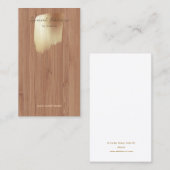 Golden Swash 3 Logo Earring Display Visitekaartje (Voorkant / Achterkant)