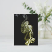 Golden Swirl Briefkaart (Staand voorkant)