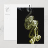 Golden Swirl Briefkaart (Voorkant / Achterkant)