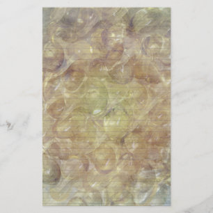 Golden Swirls briefpapier - optionele lijnen