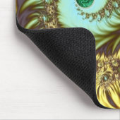 Golden Swirls Mousepad Muismat (Hoek)