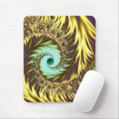 Golden Swirls Mousepad Muismat (Met muis)