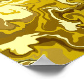 Golden Swirls Poster (Hoek)