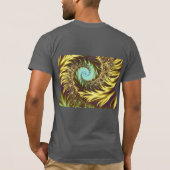 Golden Swirls T-Shirt (Achterkant)