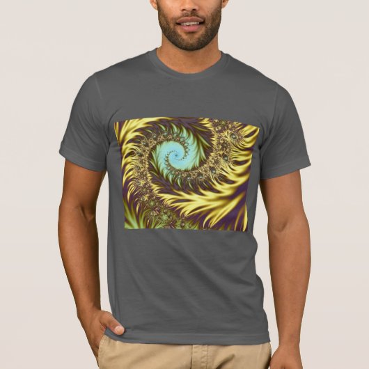 Golden Swirls T-Shirt (Voorkant)