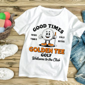 Golden T-shirt Golf Goede tijden Koude bieren