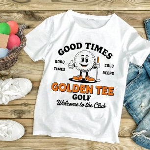 Golden T-shirt Golf Goede tijden Koude bieren