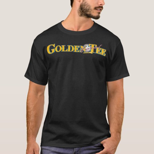 Golden T-shirt golfclubs (Voorkant)