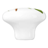 Golden Tailed Sapphire Hummingbird Keramische Knop (Zijkant)