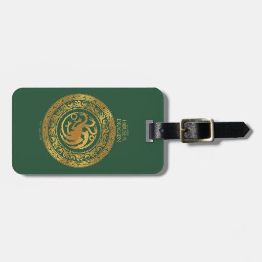Golden Targaryen Crest Bagagelabel (Voorkant horizontaal)