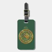 Golden Targaryen Crest Bagagelabel (Voorkant verticaal)