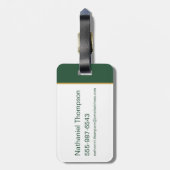 Golden Targaryen Crest Bagagelabel (Achterkant verticaal)