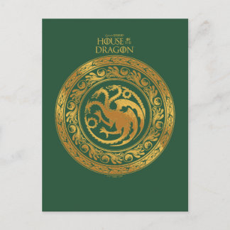 Golden Targaryen Crest Briefkaart