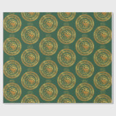 Golden Targaryen Crest Cadeaupapier (Vlak)