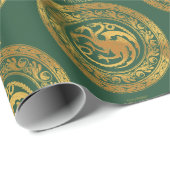 Golden Targaryen Crest Cadeaupapier (Rol Hoek)